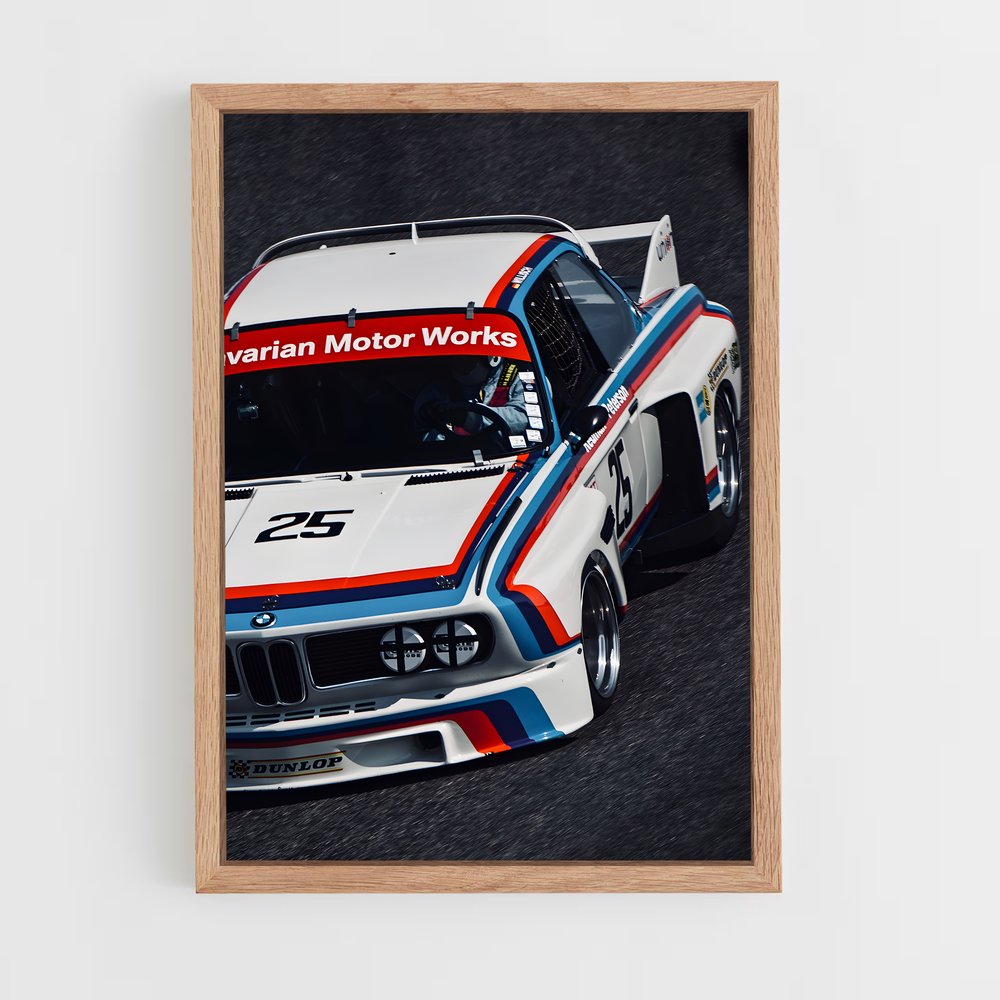 Poster Csl Automobile – affiche BMW (vue 4)